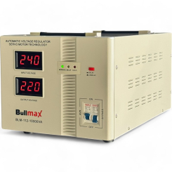 Монофазен Servo /безчетков/ Автоматичен Стабилизатор за ток и напрежение Bullmax 10000VA/6000W
