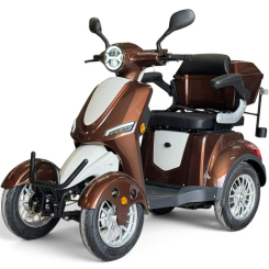 Електрическа Четириколка FM4 B4 1500W, 60V, Моторна Спирачка, Kaрамел