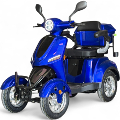 Електрическа Четириколка FM4 B4 1500W, 60V, Моторна Спирачка, Електриково Зелено