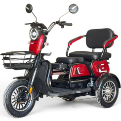 Електрическа двуместна триколка FullMax С1+, 1500W, 10" гуми, Високопроходима, Удобна